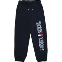 Tommy Hilfiger Housut 'TEAM' laivastonsininen / taivaansininen / punainen / valkoinen