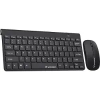 Wozinsky Wireless Keyboard + Compact Mouse Set - Black (US International ISO) - US International - Musta