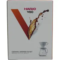 Hario V60-02 Craft (suodatinsuppilo+kannu+suodattimet+kahvimitta) valkoinen