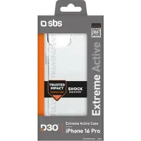 SBS Extreme Active D3O case for iPhone 16 Pro - transparent