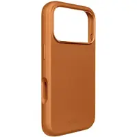 Puro Icon Mag Pro Liquid Silicone Case for iPhone 17 Pro Max MagSafe Compatible with Camera Protection and Aluminum Buttons - Orange
