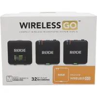 Rode Wireless GO 3 langaton mikrofonijärjestelmä, oranssi