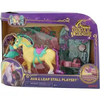 Unicorn Academy Leikkisetti Ava & Leaf Hevostalli