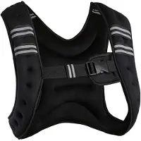 Everfitness Painoliivi 3 kg - harjoitusliivi / musta painoliivi juoksuun, reippaaseen kävelyyn ja voimaharjoitteluun