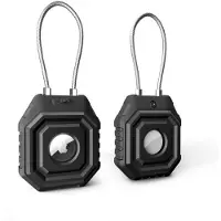 Tech-Protect Apple AirTag 1/2 Kevlar Seal-suojakotelo - musta