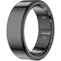 24hShop Älykäs rengas sykkeen ja unen seurantaan koko 11 - Svart