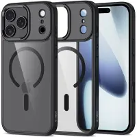 TechProtection iPhone 17 Pro Max Magmat Kotelo - MagSafe-yhteensopiva - Musta / Kirkas