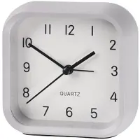 24hShop Paristokäyttöinen analoginen herätyskello Glocube - vaaleanharmaa