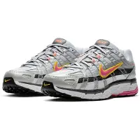 Nike Matalavartiset tennarit 'P-6000' keltainen / neonoranssi / musta / valkoinen
