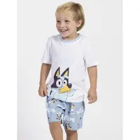 Bluey Pyjama, Sininen/Valkoinen, 104-110