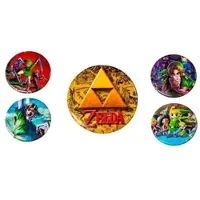 Nintendo - Legend of Zelda Pin Badge 5-Pack