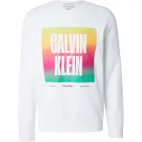 Calvin Klein Jeans Ls 350Tery Calvn Prde Cn Swtshrt - White - S