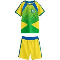 Next Yöpuku 'Football' laivastonsininen / keltainen / vaaleanvihreä / valkoinen