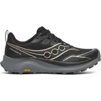 Saucony Women's Peregrine 16 Black/carbon Juoksukengät 38