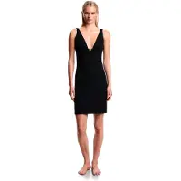 Emporio Armani for woman. EW003275_AF20238 Black beach dress (M), Casual, Beachwear, Polyester, Sleeveless / Straps