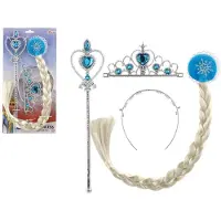 Toi-Toys Ice Princess with Braid Tiara and Staff Set