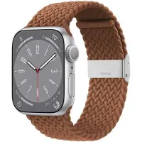 CaseOnline Punottu Kellon ranneke Watch Series 10 (42mm) - Brown