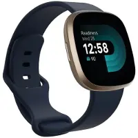 CaseOnline Sport Rannekoru Fitbit Versa 4 - Tsininen