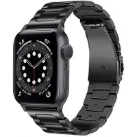 CaseOnline Ranneke BEAD Titaani Apple Watch 6 (44mm) - Musta
