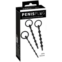Penisplug Pistokkeet miehille Penisplug, 3 kpl.