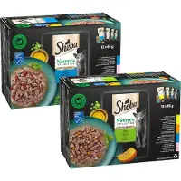Sheba 144 x 85 g Nature's Collection in Sauce -kalalajitelma (tonnikala, lohi, turska, avomerikala)