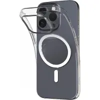 Puro iPhone 16 Pro 0.3 Mag MagSafe silikonikotelo - läpinäkyvä