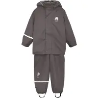 CeLaVi Basic Sadevaatteet Set Grey 110 cm Rain Harmaa 110 cm Pojat, Tytöt