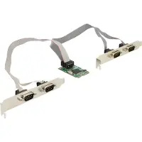 DeLOCK 95243, Mini PCI Express, Sarja, PCI 1.1, RS-232, Windows 7 Enterprise, Windows 7 Enterprise x64, Windows 7 Home Basic, Windows 7 Home Basic x64