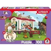 Schmidt Schleich Horse Club Campfire at the Caravan 100p palapeli + Hannoverinhevosvarsa