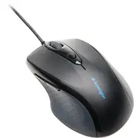 Kensington K77500WW, Oikeakätinen, Optinen, USB A-tyyppi, 3200 DPI, Musta, Harmaa