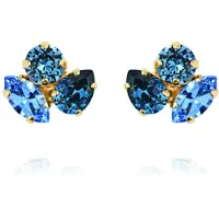 Caroline Svedbom Ana Earrings Gold - Blue - ONE SIZE