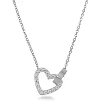 Edblad Eternal Heart Necklace Steel sydänkaulakoru 125914