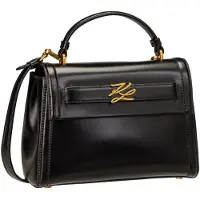 Karl Lagerfeld Käsilaukku 'Autograph' kulta / musta