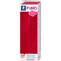 Staedtler Polymeerimassa - Fimo - Soft - 454g - Kirsikkapuna n26 - Helppo käsitellä