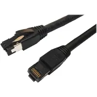 Microconnect S/FTP Cat8.1 suojattu laitekaapeli, 5m, musta