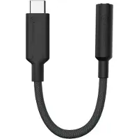 Alogic USB-C – 3.5mm -adapteri, Musta