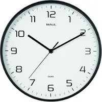 MAUL Wanduhr MAULdrip, 30 cm, Quarzuhr, ohne Batt.,schwarz (9051790)
