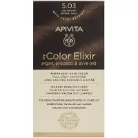 Apivita My Color Elixir hiusväri ammoniakiton sävy 5.03 Light Brown Natural Gold 1 kpl