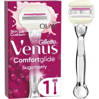 Gillette Venus ComfortGlide Sugarberry partakone mukana vaihtopää 1 kpl
