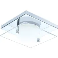 Eglo ABIOLA SEINÄ/KATTO 115X115 450LM KROMI
