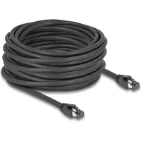 DeLOCK – RJ45 Network Cable Cat.8.1 S/FTP 15 m up to 40 Gbps black (80238)