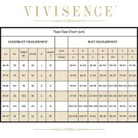 Vivisence Naisten uimapuku kuviottomat rantavaatteet Yksiosainen Classic Elegant 3110 , Musta,75B, 75B