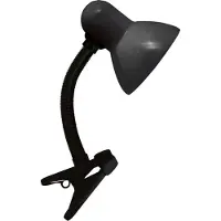 Strühm TOLA E27 BLACK CLIP pöytävalaisin