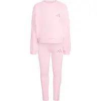 Adidas Setti - Collegepaita/Leggingsit - Clear Pink/ - - 6 v (116) - Collegesetit