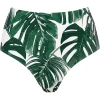 SugarShape Bikinihousut 'Monaco' smaragdi / valkoinen