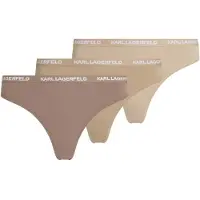 Karl Lagerfeld Stringit beige / nude / valkoinen