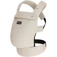 MOMCOZY Newborn To Toddler Cotton Soft Structured Carrier Khaki - Cream - ONE SIZE