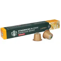 Starbucks | Blonde Espresso Roast Kofeiiniton - 10 kapselia by Nespresso