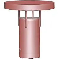 Hubsch LED-akkukäyttöinen pöytälamppu BringMe Mini, vaaleanpunainen himmennettävä, Lila/vaaleanpunainen, Metalli, Moderni