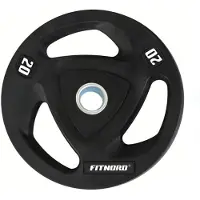 FitNord Levypaino 20 kg, Tri Grip Black